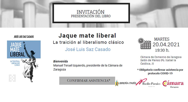 José Luis Saz Casado presenta Jaque Mate Liberal